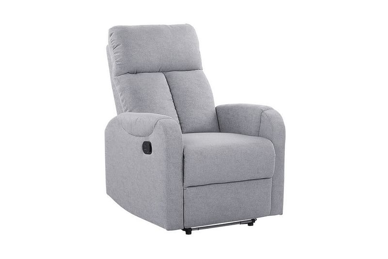 Fåtölj Vakkuri LED-belysning + USB-port - Grå - Biofåtölj & reclinerfåtölj