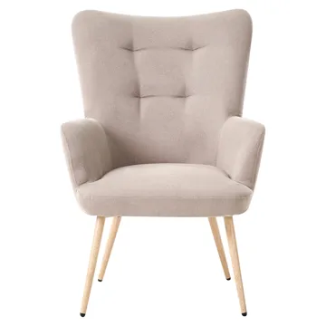 Fåtölj Vejle - Beige - Möbler - Fåtölj & stolar - Fåtölj - Fåtölj med fotpall