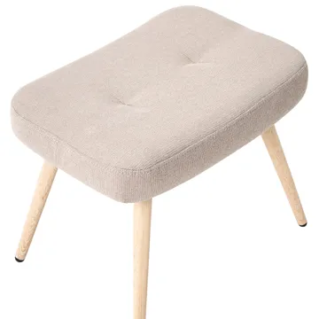 Fåtölj Vejle - Beige - Möbler - Fåtölj & stolar - Fåtölj - Fåtölj med fotpall