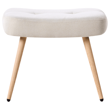 Fåtölj Vejle - Ljusbeige - Möbler - Fåtölj & stolar - Fåtölj - Fåtölj med fotpall