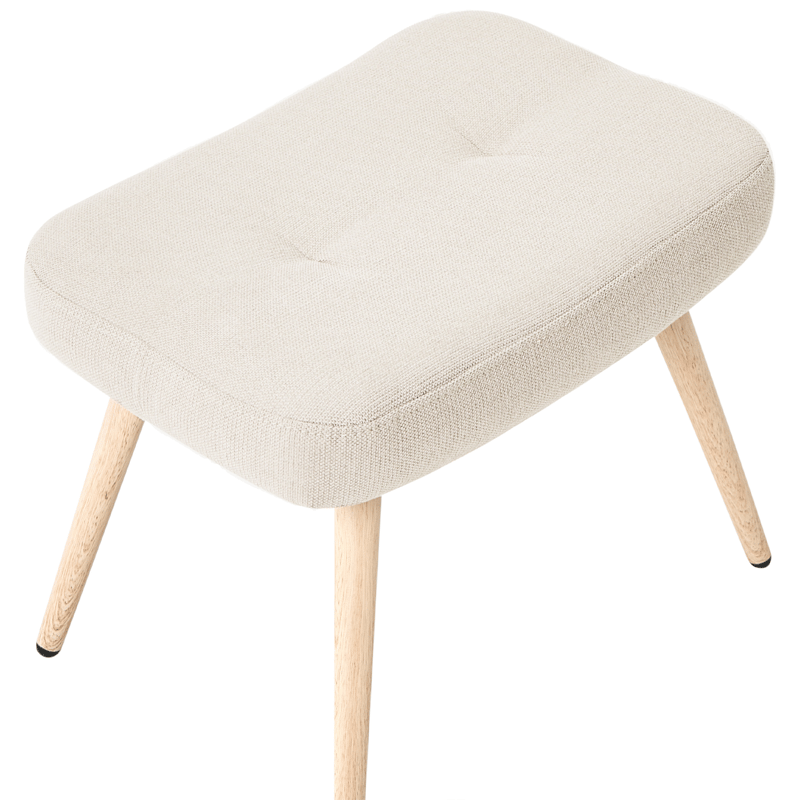 Fåtölj Vejle - Ljusbeige - Möbler - Fåtölj & stolar - Fåtölj - Fåtölj med fotpall
