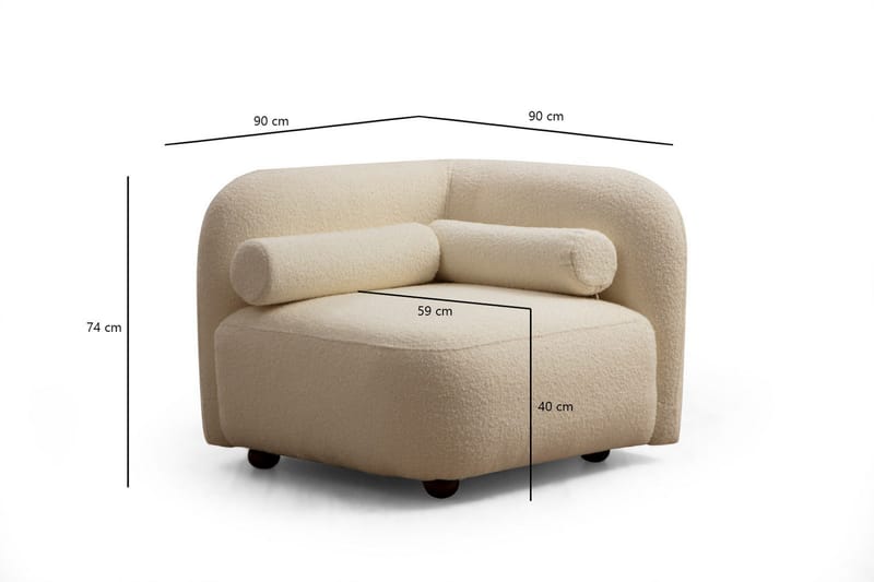 Fåtölj Victoria Beige - Victoria - Möbler - Fåtölj & stolar - Fåtölj