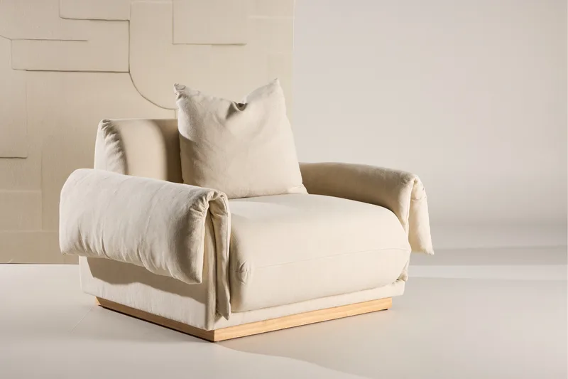 Fåtölj VIND Mollösund Beige - Möbler - Fåtölj & stolar - Fåtölj