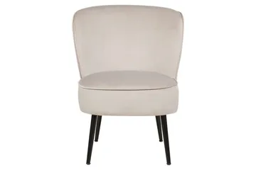 Fåtölj Voss - Beige, grå, svart - Möbler - Fåtölj & stolar - Fåtölj - Fåtölj utan armstöd