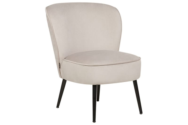 Fåtölj Voss - Beige, grå, svart - Möbler - Fåtölj & stolar - Fåtölj - Fåtölj utan armstöd