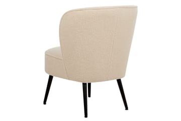 Fåtölj Voss - Beige, svart - Möbler - Fåtölj & stolar - Fåtölj - Fåtölj utan armstöd