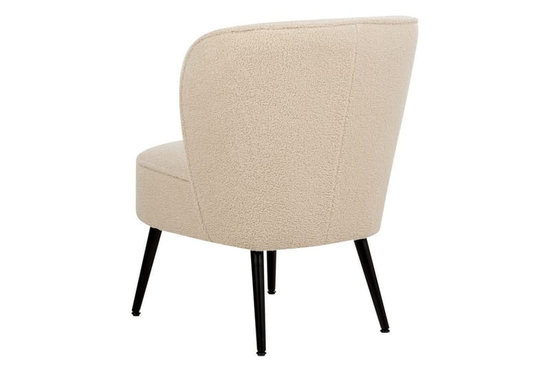 Fåtölj Voss - Beige, svart - Möbler - Fåtölj & stolar - Fåtölj - Fåtölj utan armstöd
