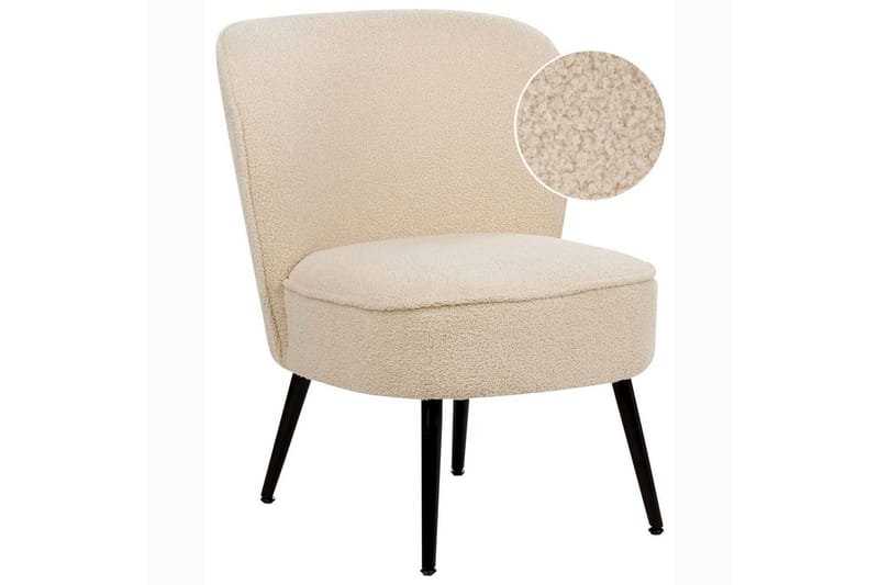Fåtölj Voss - Beige, svart - Möbler - Fåtölj & stolar - Fåtölj - Fåtölj utan armstöd