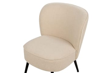 Fåtölj Voss - Beige, svart - Möbler - Fåtölj & stolar - Fåtölj - Fåtölj utan armstöd