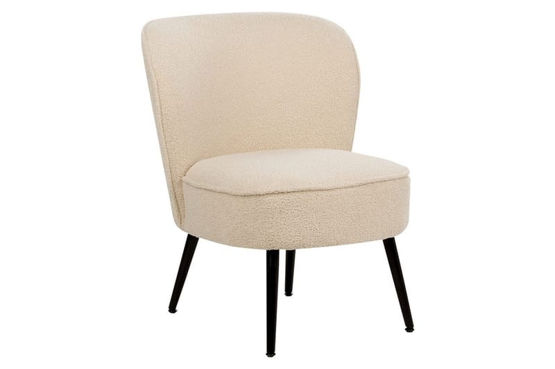 Fåtölj Voss - Beige, svart - Möbler - Fåtölj & stolar - Fåtölj - Fåtölj utan armstöd