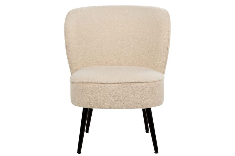 Fåtölj Voss - Beige, svart - Möbler - Fåtölj & stolar - Fåtölj - Fåtölj utan armstöd