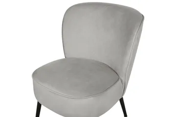 Fåtölj Voss - Grå, svart - Möbler - Fåtölj & stolar - Fåtölj - Fåtölj utan armstöd