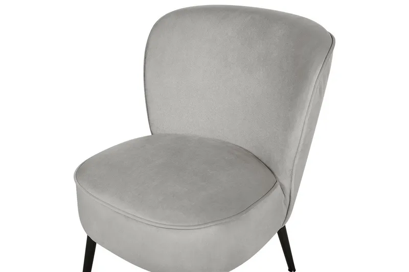 Fåtölj Voss - Grå, svart - Möbler - Fåtölj & stolar - Fåtölj - Fåtölj utan armstöd