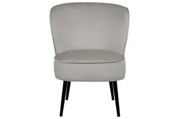 Fåtölj Voss - Grå, svart - Möbler - Fåtölj & stolar - Fåtölj - Fåtölj utan armstöd