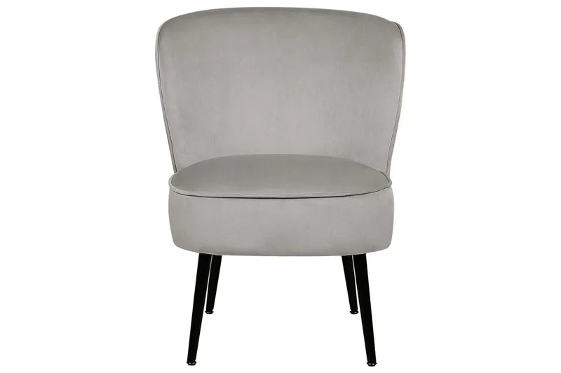 Fåtölj Voss - Grå, svart - Möbler - Fåtölj & stolar - Fåtölj - Fåtölj utan armstöd