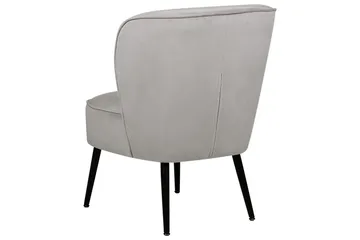 Fåtölj Voss - Grå, svart - Möbler - Fåtölj & stolar - Fåtölj - Fåtölj utan armstöd