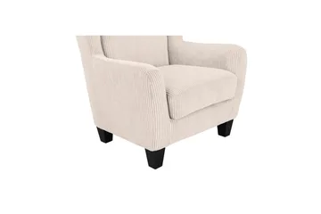 Fåtölj Zhili Kräm - Kräm - Möbler - Fåtölj & stolar - Fåtölj - Öronlappsfåtölj