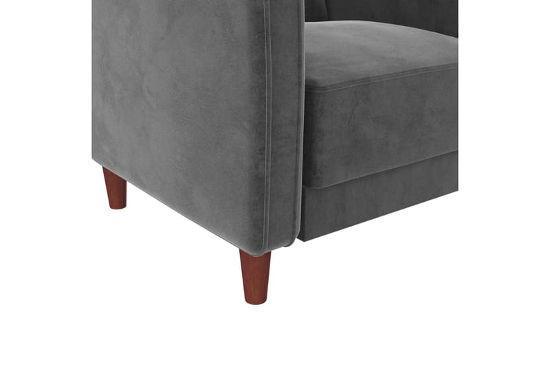 Fåtölj Pin Tufted - Grå - Möbler - Fåtölj & stolar - Fåtölj