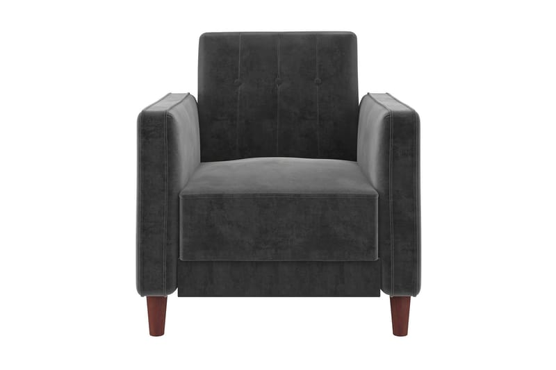 Fåtölj Pin Tufted - Grå - Möbler - Fåtölj & stolar - Fåtölj