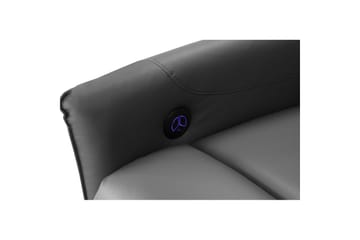 Fåtölj Pineto Antracit, PU/metall/trä - Antracit, PU/metall/trä - Möbler - Fåtölj & stolar - Fåtölj - Biofåtölj & reclinerfåtölj