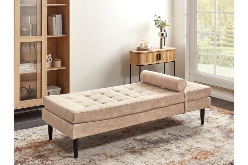 Faralov Schäslong 73 cm - Beige/Svart - Möbler - Soffa - Dagbädd