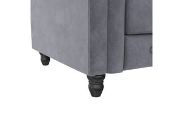 Fåtölj Felix Antracit, Sammet/Trä/Metall - Antracit, Sammet/Trä/Metall - Möbler - Fåtölj & stolar - Fåtölj