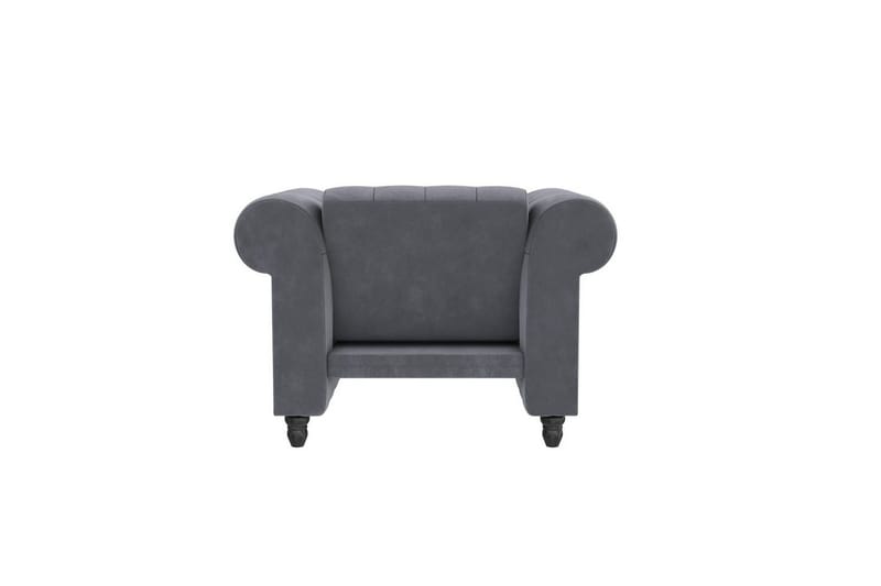 Fåtölj Felix Antracit, Sammet/Trä/Metall - Antracit, Sammet/Trä/Metall - Möbler - Fåtölj & stolar - Fåtölj