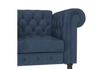 Fåtölj Felix Blå, Sammet/Trä/Metall - Blå, Sammet/Trä/Metall - Möbler - Fåtölj & stolar - Fåtölj