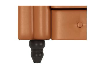 Fåtölj Felix Cognac, PU/trä/metall - Cognac, PU/trä/metall - Möbler - Fåtölj & stolar - Fåtölj