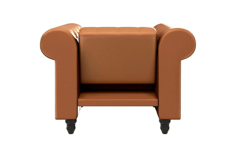 Fåtölj Felix Cognac, PU/trä/metall - Cognac, PU/trä/metall - Möbler - Fåtölj & stolar - Fåtölj