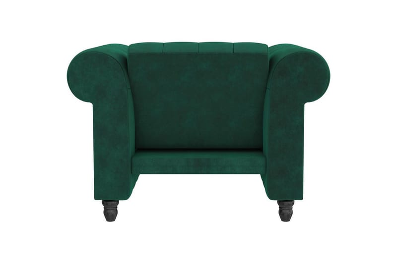 Fåtölj Felix Mörkgrön, Sammet/Trä/Metall - Mörkgrön, Sammet/Trä/Metall - Möbler - Fåtölj & stolar - Fåtölj