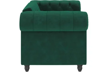 Fåtölj Felix Mörkgrön, Sammet/Trä/Metall - Mörkgrön, Sammet/Trä/Metall - Möbler - Fåtölj & stolar - Fåtölj