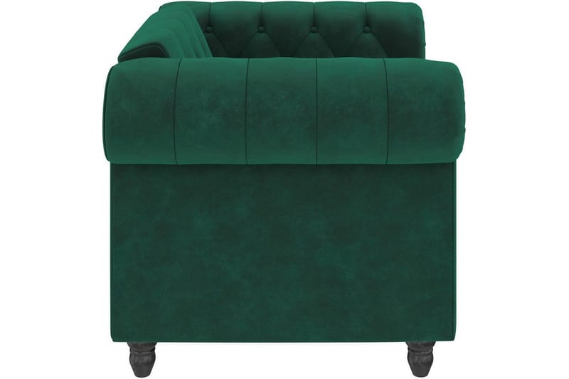 Fåtölj Felix Mörkgrön, Sammet/Trä/Metall - Mörkgrön, Sammet/Trä/Metall - Möbler - Fåtölj & stolar - Fåtölj