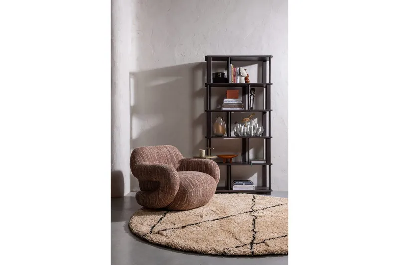 Fåtölj Folke - Gammal Rosa Melange - Möbler - Fåtölj & stolar - Fåtölj