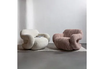 Fåtölj Folke - Gammal Rosa Melange - Möbler - Fåtölj & stolar - Fåtölj