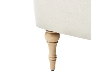 Fåtölj Fredros - Beige, ljust trä - Möbler - Fåtölj & stolar - Fåtölj