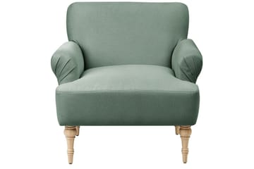 Fåtölj Fredros - Grönt, ljust trä - Möbler - Fåtölj & stolar - Fåtölj