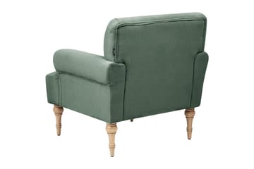 Fåtölj Fredros - Grönt, ljust trä - Möbler - Fåtölj & stolar - Fåtölj