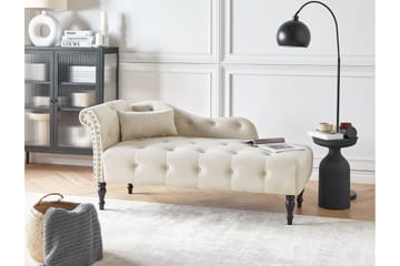 Frostorp Schäslong 152 cm - Beige/Svart - Möbler - Fåtölj & stolar - Fåtölj - Liggfåtölj