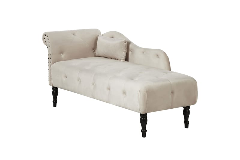 Frostorp Schäslong 152 cm - Beige/Svart - Möbler - Fåtölj & stolar - Fåtölj - Liggfåtölj