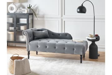 Frostorp Schäslong 152 cm - Svart/Grå - Möbler - Fåtölj & stolar - Fåtölj - Liggfåtölj