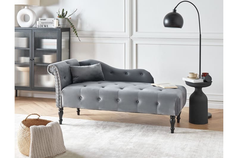 Frostorp Schäslong 152 cm - Svart/Grå - Möbler - Fåtölj & stolar - Fåtölj - Liggfåtölj