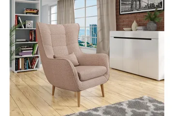 Gabi Fåtölj - Rosa - Möbler - Fåtölj & stolar - Fåtölj - Öronlappsfåtölj