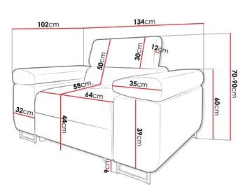 Gabina Fåtölj - beige - Möbler - Fåtölj & stolar - Fåtölj