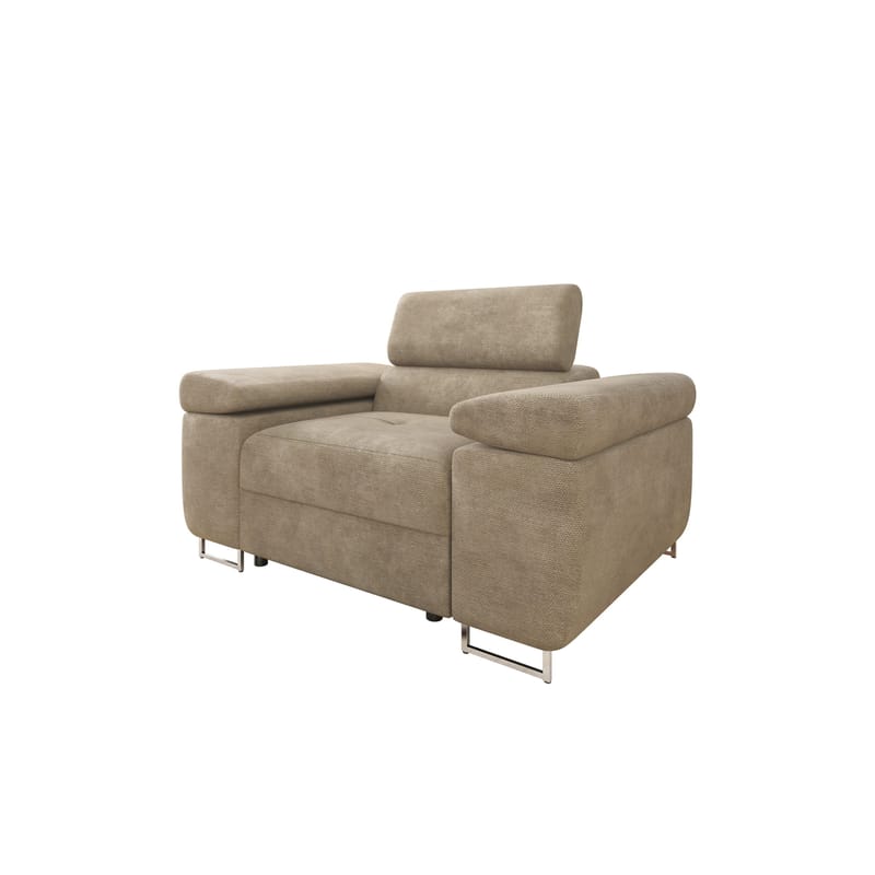 Gabina Modern Fåtölj i Tyg, Beige