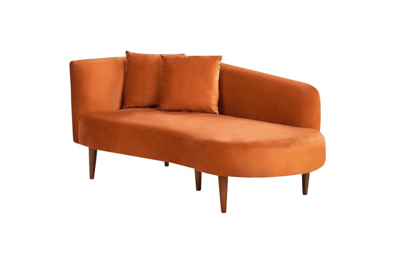Gabriell Schäslong 168 cm Vänster - Orange - Möbler - Fåtölj & stolar - Fåtölj - Liggfåtölj