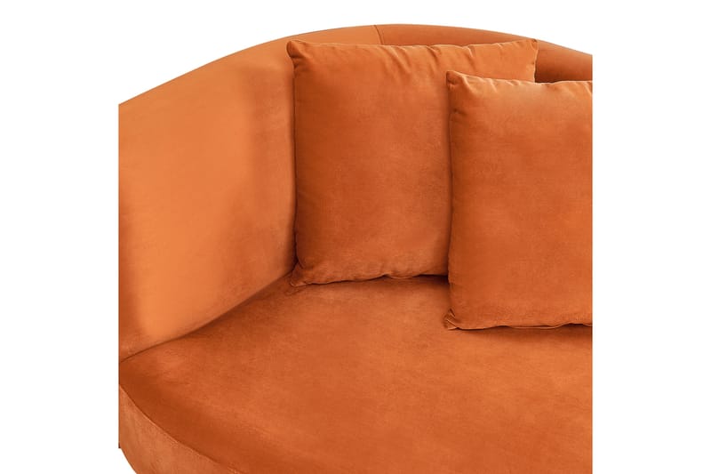 Gabriell Schäslong 168 cm Vänster - Orange - Möbler - Fåtölj & stolar - Fåtölj - Liggfåtölj