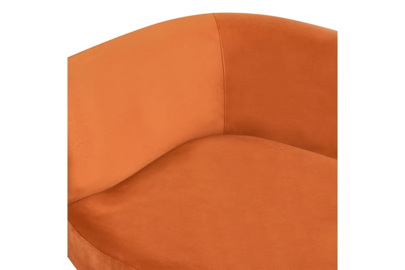 Gabriell Schäslong 168 cm Vänster - Orange - Möbler - Fåtölj & stolar - Fåtölj - Liggfåtölj
