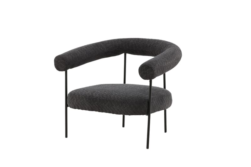 Hökåsen x Josefin Lustig Fåtölj - Svart/Mörkgrå - Möbler - Fåtölj & stolar - Fåtölj