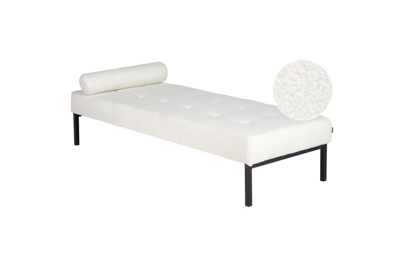Hagerso Schäslong 178 cm - Svart/Vit - Möbler - Soffa - Dagbädd